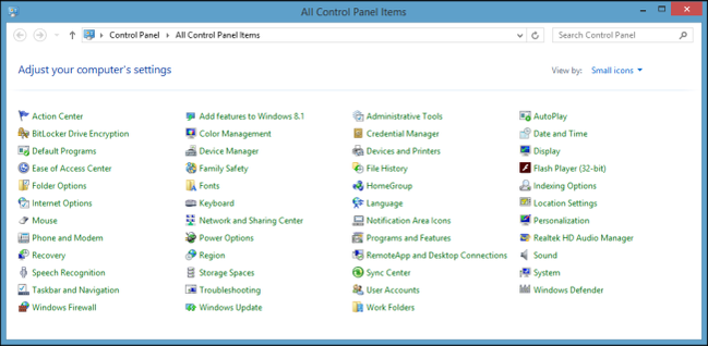 What is Different About the Windows 10 Control Panel, So Far
