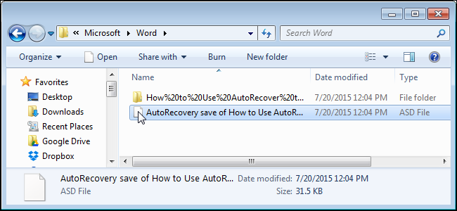 How to Use AutoRecover to Automatically Save Your Word Documents and ...
