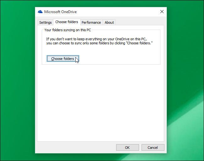 How to Configure OneDrive to Sync Only Certain Folders in Windows 10
