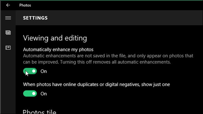 How to Disable Auto-Enhance in Windows 10’s Photos App