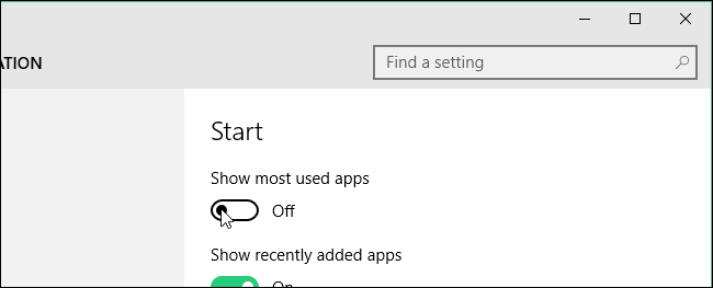 How to Remove Items from the Most Used List on the Windows 10 Start Menu