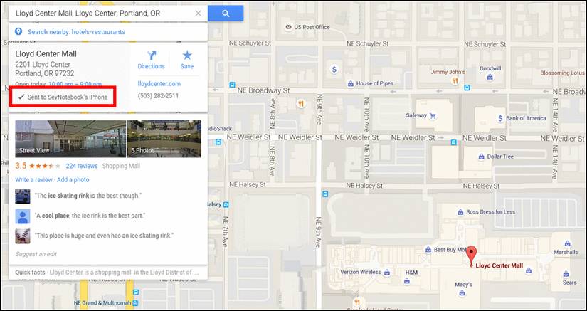 How to Send an Address From Your Desktop to Your Phone in Google Maps