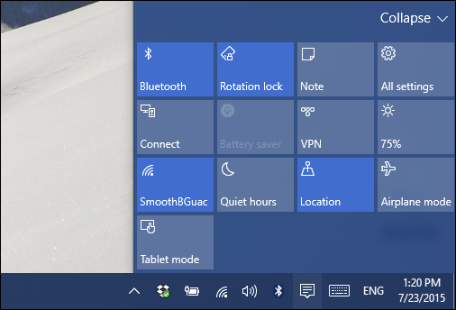 How to Use and Configure the New Notification Center in Windows 10