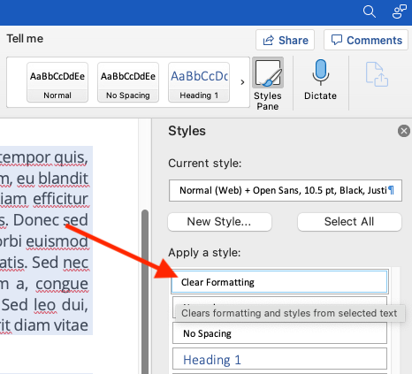 Clean Typed Word Format How to Clear Formatting in a Microsoft Word Document
