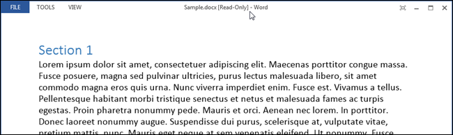 Read Only Copy How to Create Read-Only Documents You Can Open without a Password in Word