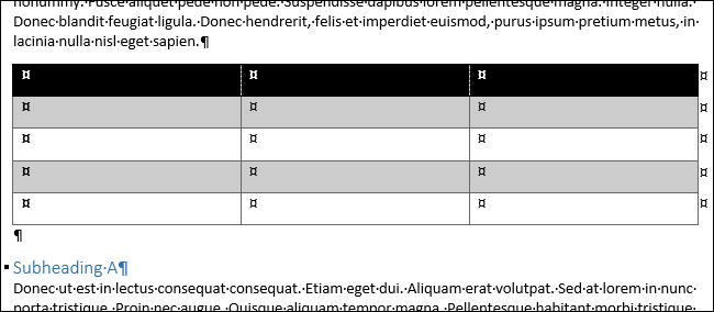 How to Add Borders to or Change Borders on a Table in Word