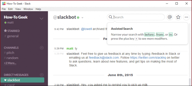 How to Search for and Find Anything in Slack