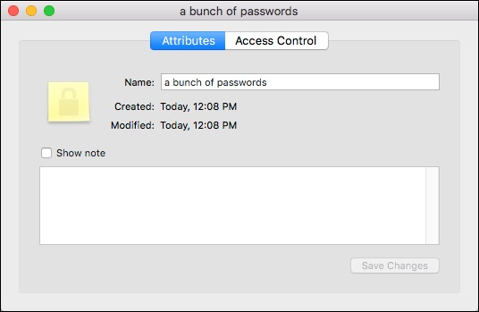 How to Create Secure Notes in OS X