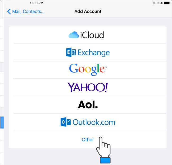 How to Add a Self-Hosted Email Account to an iOS Device
