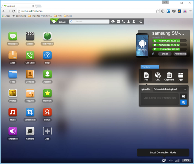 How to Control Your Android Device from Your PC Using AirDroid