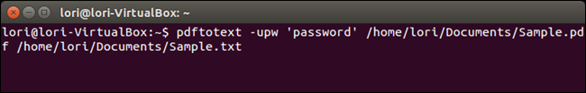 How to Convert a PDF File to Editable Text Using the Command Line in Linux