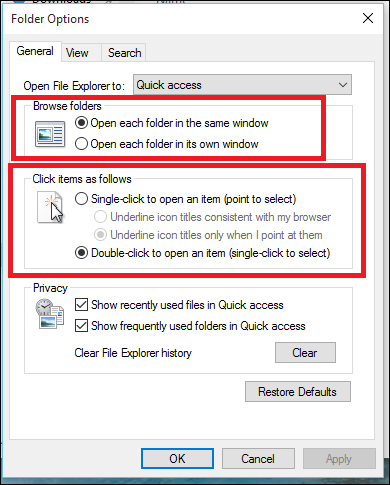 Folder Opt How to Configure Folder Options in Windows 10