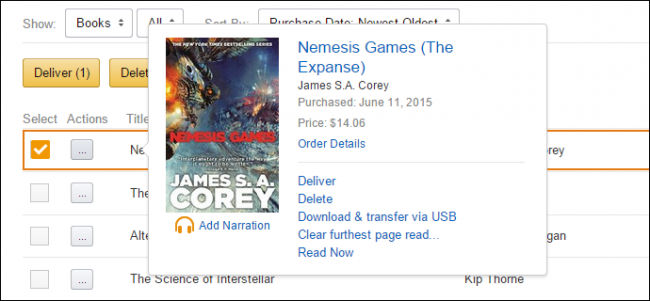 How to Manage Your Kindles and Books from the Amazon Website