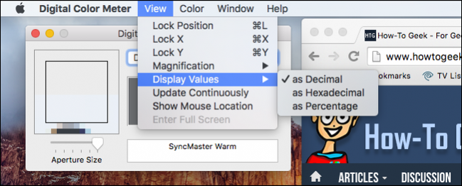 How to Find the Color Value for Anything on Your Mac's Screen