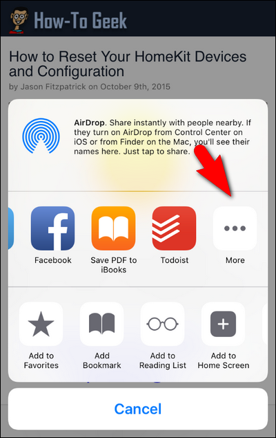 Screen Sharing Icon Ios How to Customize the iOS Sharing Menu