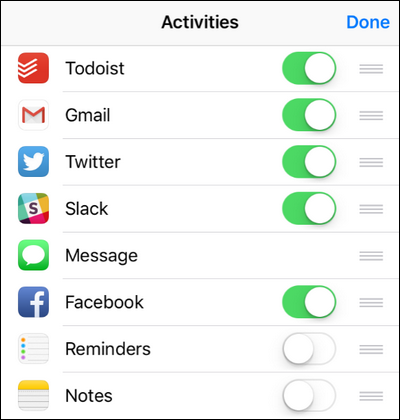 Tableshare Ios How to Customize the iOS Sharing Menu