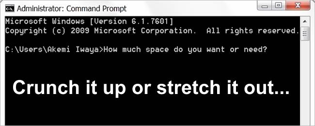 Can You Change the Output Buffer Size in the Windows Command Prompt?