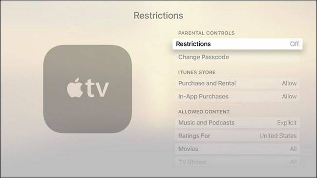 How to Set Up Content and Purchase Restrictions on Your Apple TV