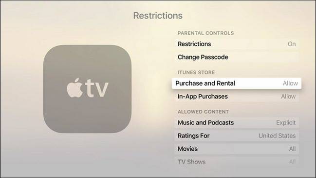 How to Set Up Content and Purchase Restrictions on Your Apple TV