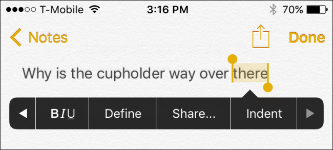 How to Select, Format, and Work With Text on iPhone