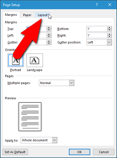 How to Center Text Vertically on the Page in Microsoft Word