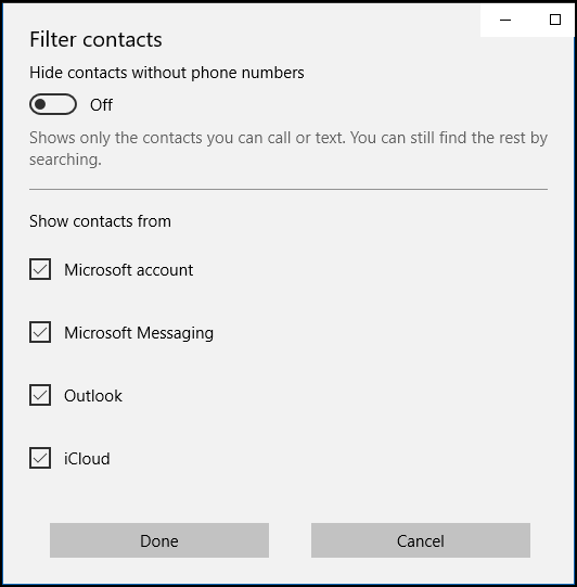 How to Customize and Filter Your Address Book in Windows 10