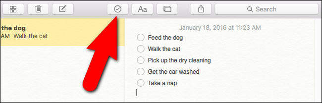 How to Create Checklists in the Notes App on iOS 9, OS X, and iCloud