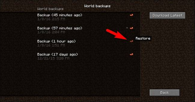 Minecraft Java Realms Restore How to Back Up and Restore Your Minecraft Realms Worlds