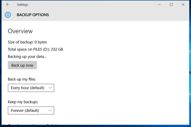 How to Use Windows' File History to Back Up Your Data