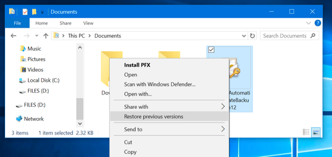 How to Use Windows' File History to Back Up Your Data