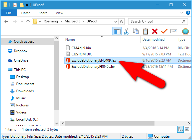 How to Exclude Certain Words from Spellcheck in Microsoft Word