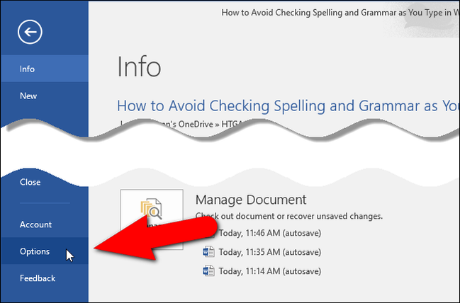 How to Turn Off Spell Check as You Type in Microsoft Office