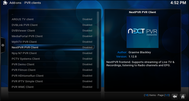 How to Watch and Record Live TV with Kodi and NextPVR