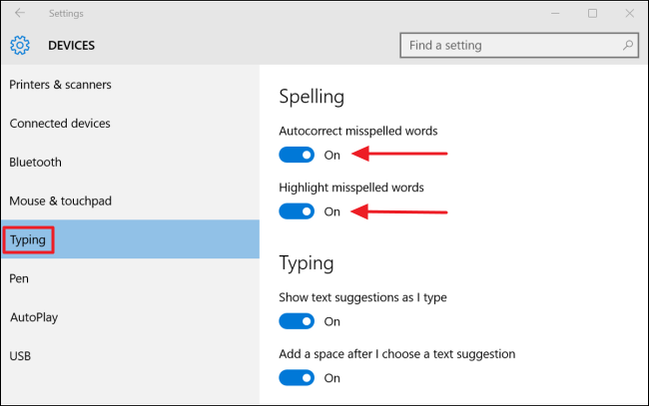 How To Disable Autocorrect in Windows 10