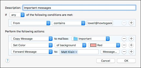 How to Set Up Rules in Apple Mail