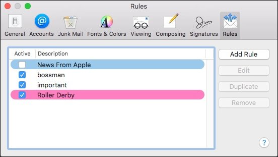 How to Set Up Rules in Apple Mail