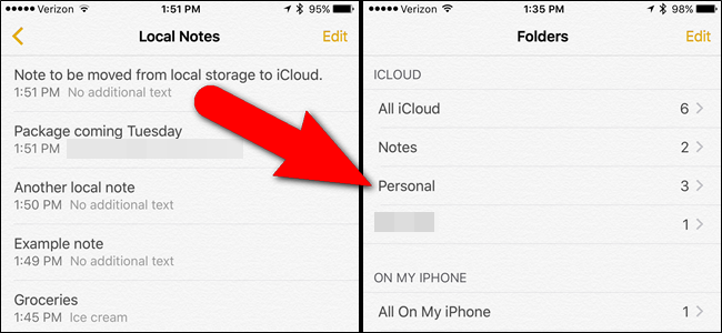 Using Notes In Icloud How to Move Notes from