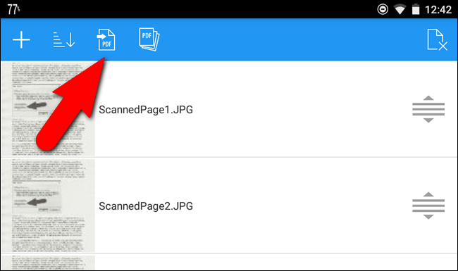 How to Combine Multiple Images into a PDF File on Android