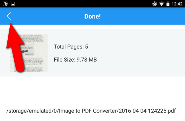 How to Combine Multiple Images into a PDF File on Android