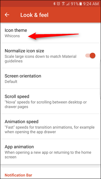 How to Change Android's Icon Theme with Nova Launcher