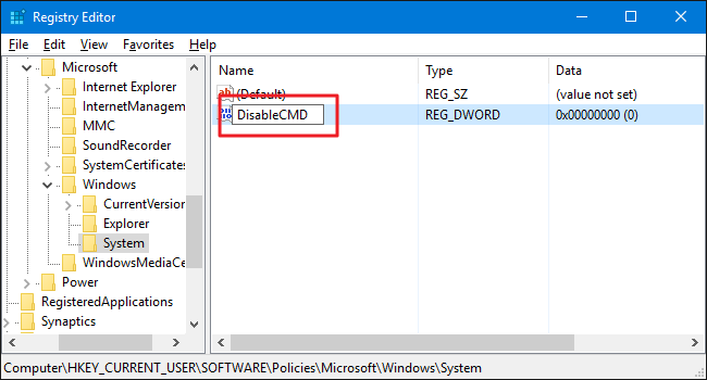 How to Disable the Command Prompt and "Run" Program in Windows