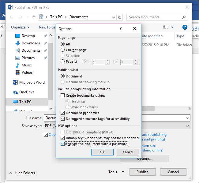Password Document File How to Password Protect Documents and PDFs with Microsoft Office