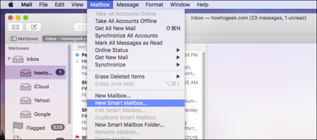 How to Organize Your Email with Smart Mailboxes in Apple Mail