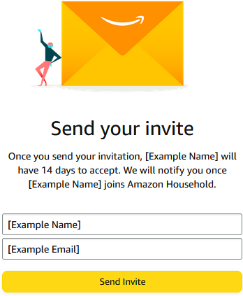 Amazon Invitation How to Set Up Amazon Household to Share Amazon Prime (and More)