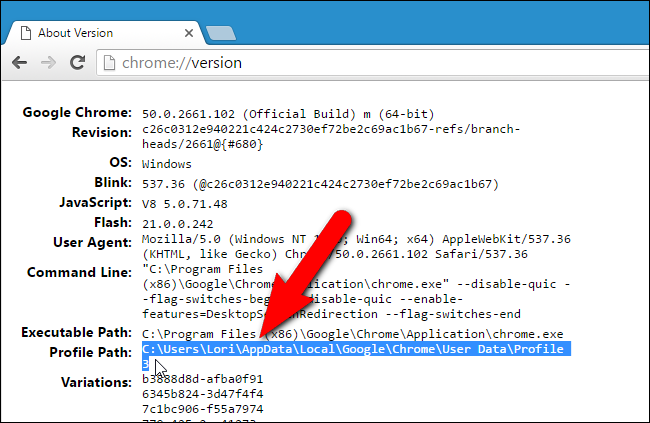 Profile Path Windows How to Find Your Chrome Profile Folder on Windows, Mac, and Linux