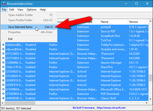 How to View a List of Extensions Installed in All Your Browsers