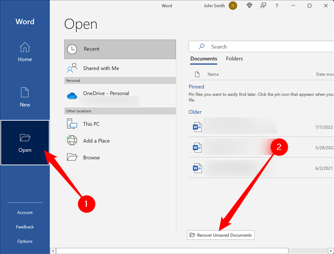 How to Recover an Unsaved Microsoft Office File