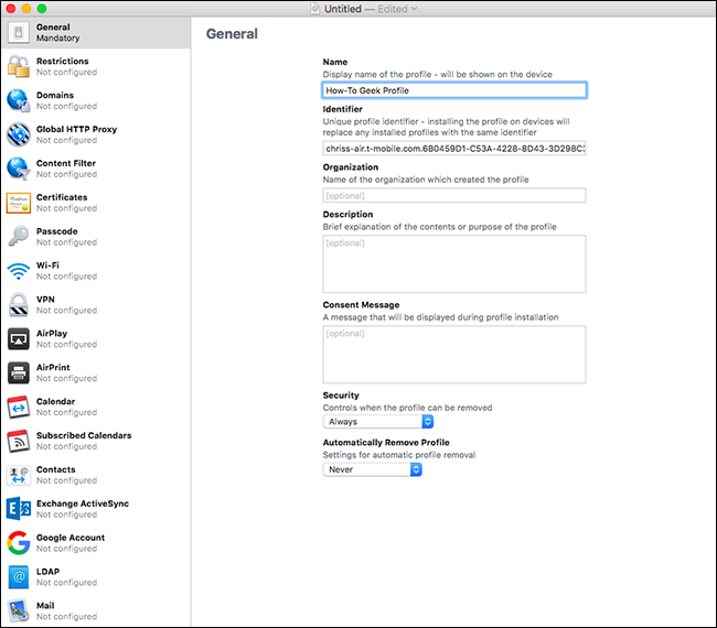 Configuration Profiles Ios How to Create an iOS Configuration Profile and Alter Hidden Settings