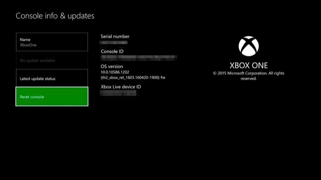 How to Factory Reset Your Xbox One