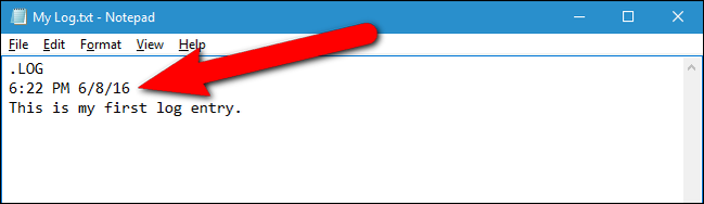 How to Use Notepad to Create a Dated Log or Journal File